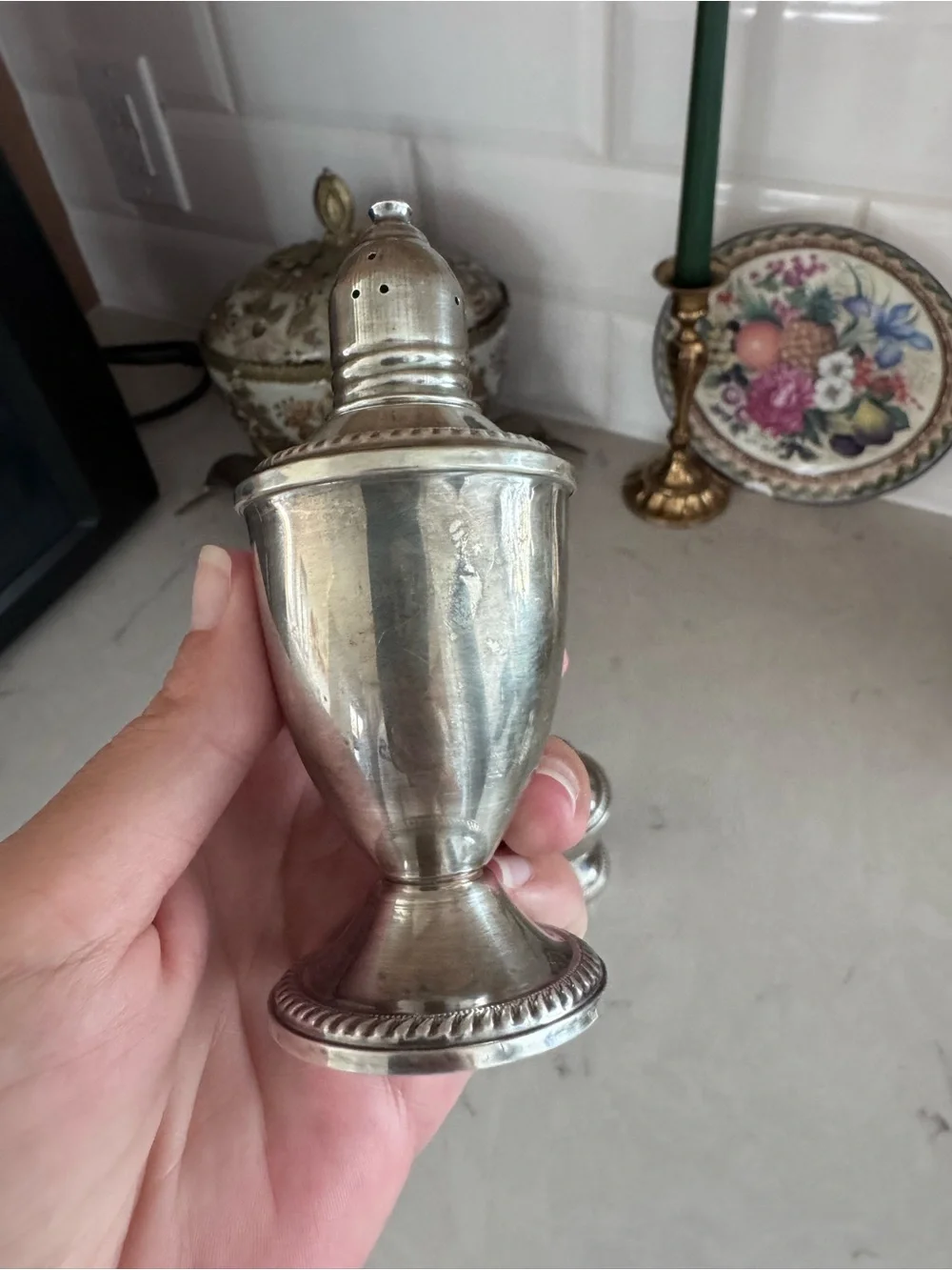 Vintage Duchin Creation Weighted Sterling Silver Salt & Pepper Shakers